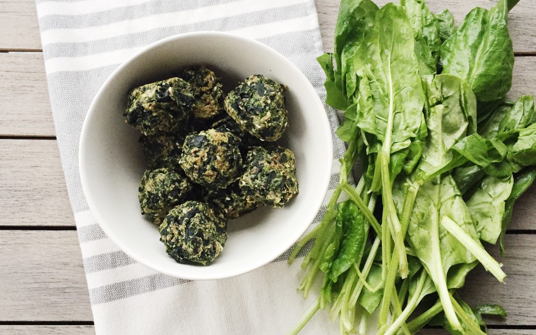 Clean Eating Spinach Balls